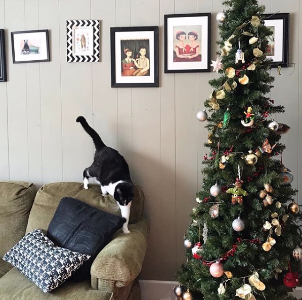 Christmas trees outlet bad for cats