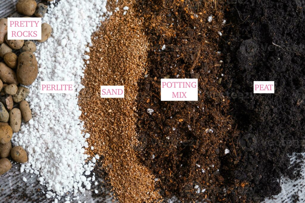 Houseplant soil mix